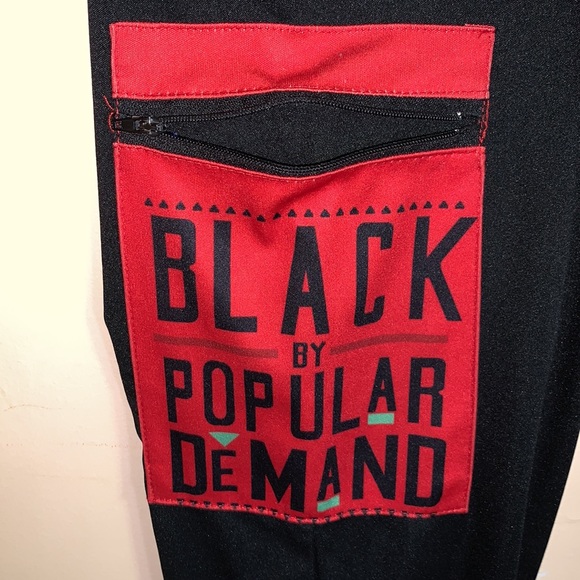 Black By Popular Demand graphic joggers - Picture 5 of 11